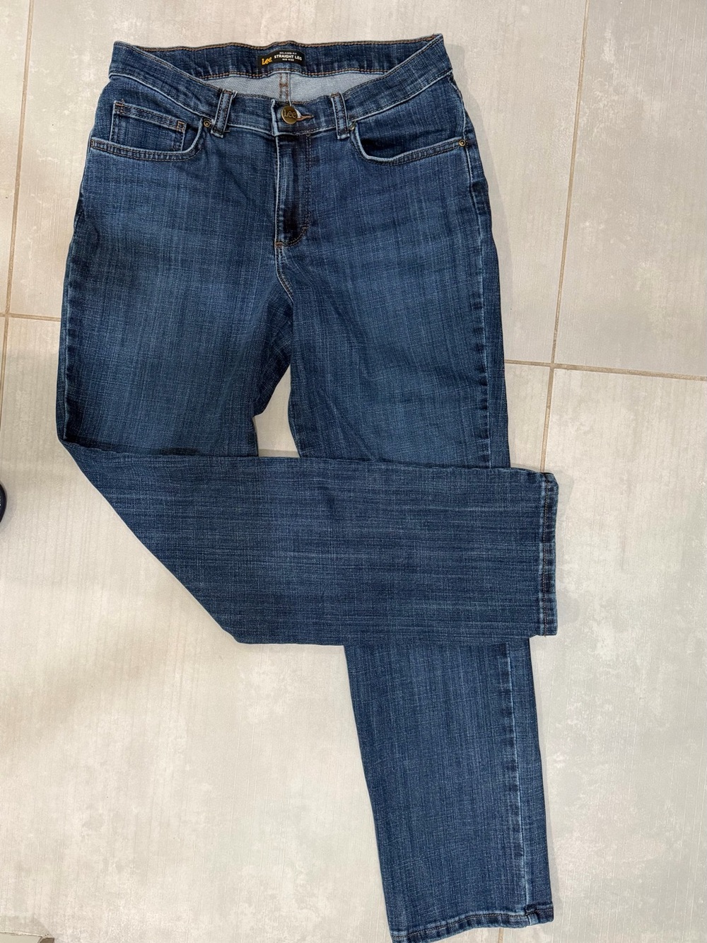 Lee Women’s Skinny Jeans in Dark Blue Wash